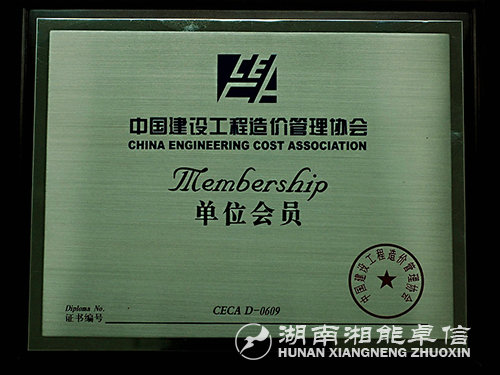 中國建設(shè)工程造價(jià)管理協(xié)會會員單位